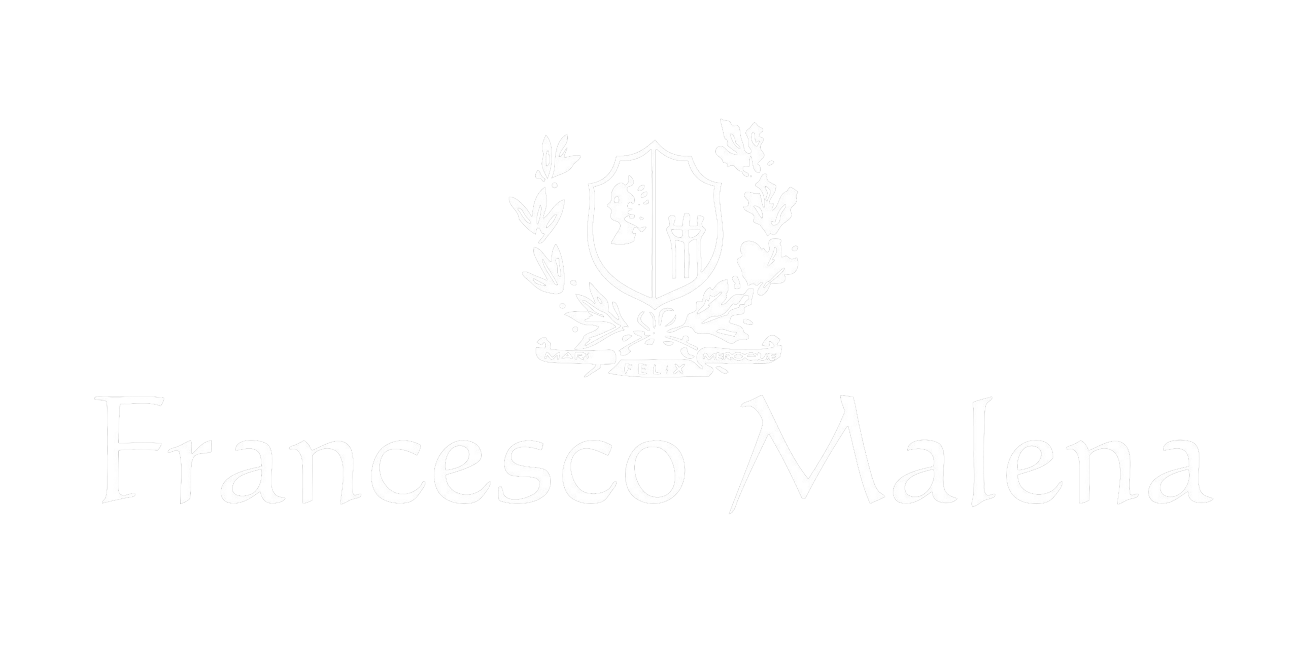 logo francesco malena bianco